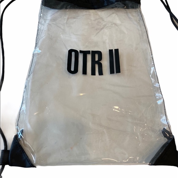 On The Run II Tour Clear Transparent Vinyl Bag